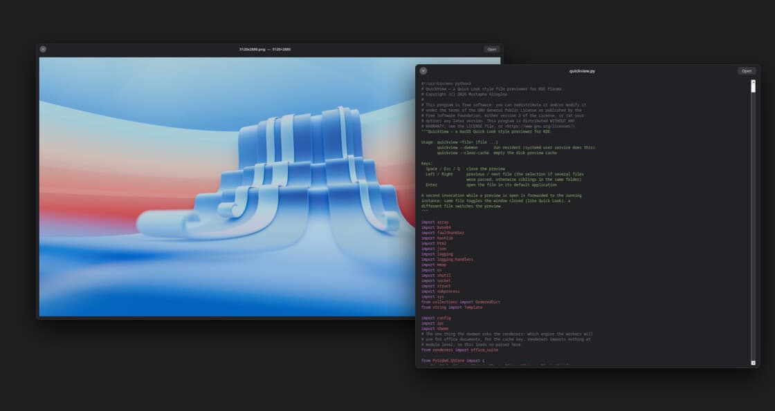 QuickView - macOS Quick Look for KDE Plasma