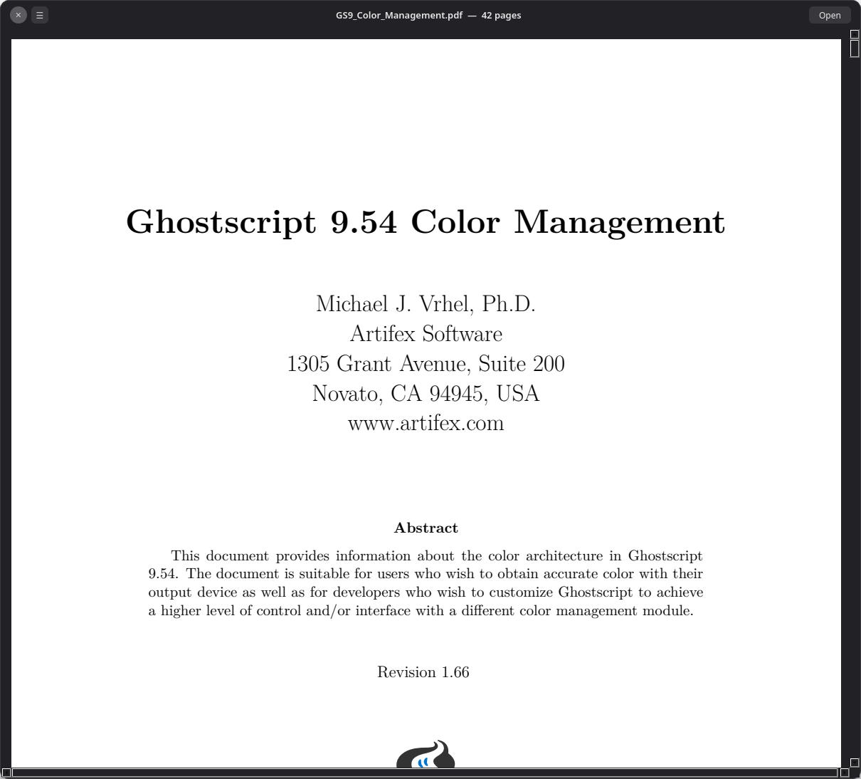 A PDF previewed by QuickView